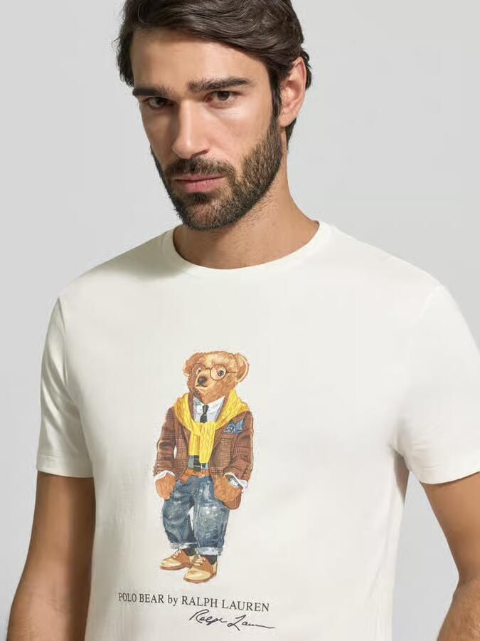 Polo Ralph Lauren T-shirt Korte Mouw T-SHIRT POLO BEAR AJUSTE EN COTON