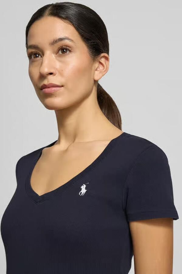 Polo Ralph Lauren T-shirt van katoen met labelstitching - Foto 2