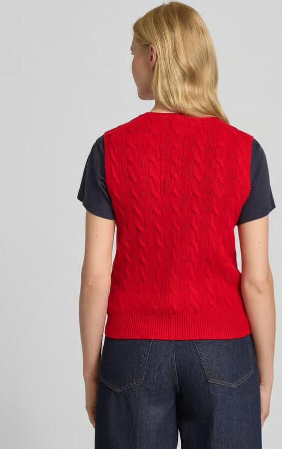 Polo Ralph Lauren Gebreide top van een mix van katoen en kasjmier