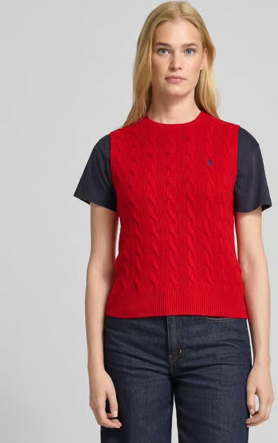 Polo Ralph Lauren Gebreide top van een mix van katoen en kasjmier - Foto 2