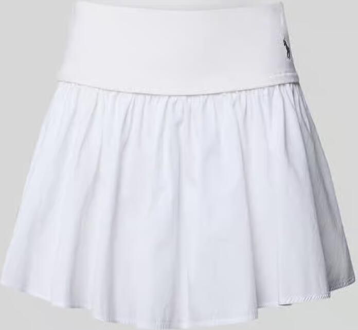 Polo Ralph Lauren Uitlopende mini-rok van puur katoen - Foto 2