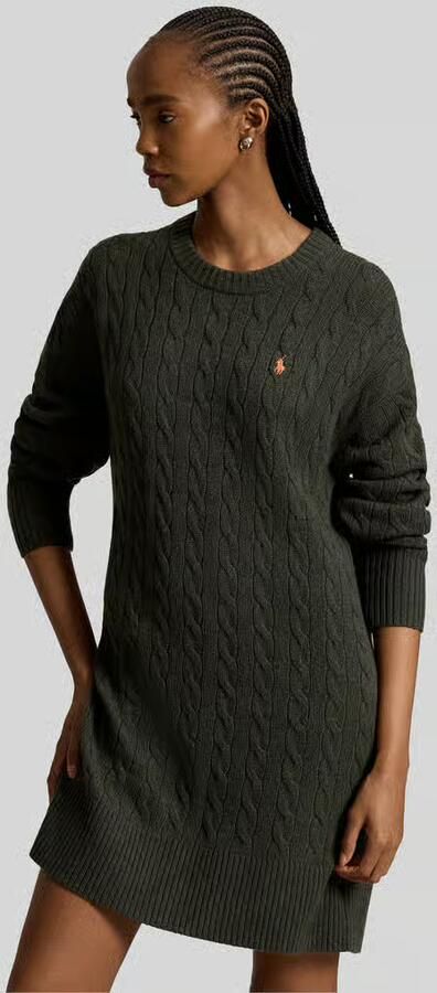 Polo Ralph Lauren Vloeiende vrijetijdsjurk van mix van wol en kasjmier - Foto 3
