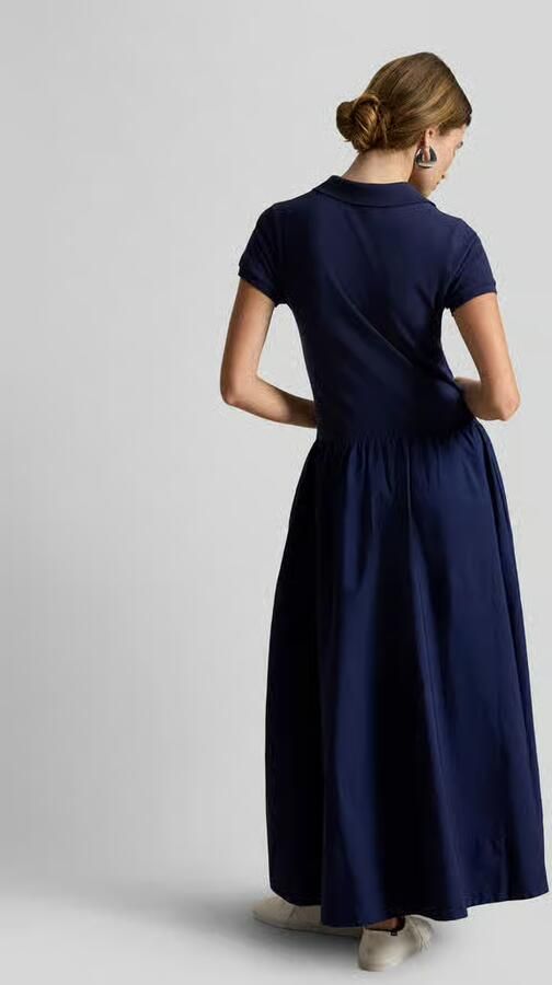 Polo Ralph Lauren Vrijetijdsjurk van katoenmix met polokraag - Foto 2