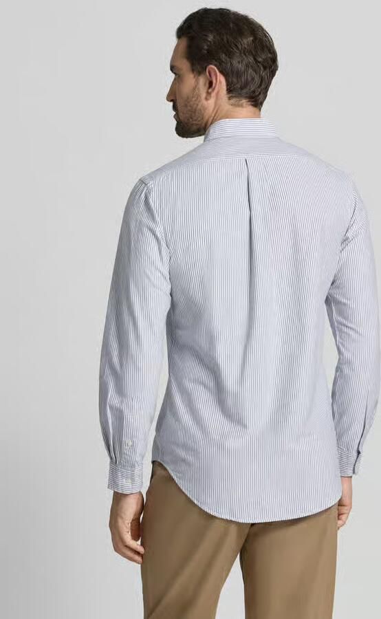 Polo Ralph Lauren regular gestreepte casual overhemd wit - Foto 3