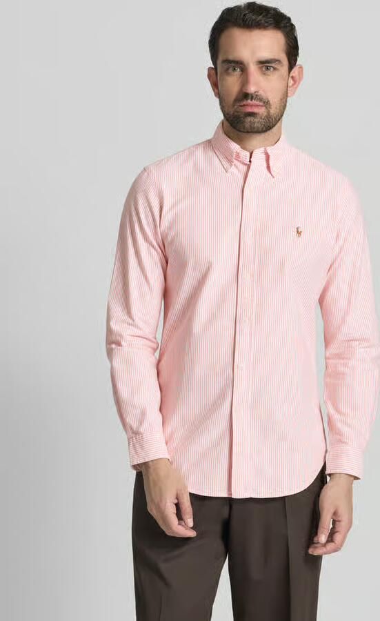 Polo Ralph Lauren Overhemd Lange Mouw CHEMISE COUPE DROITE EN OXFORD - Foto 4
