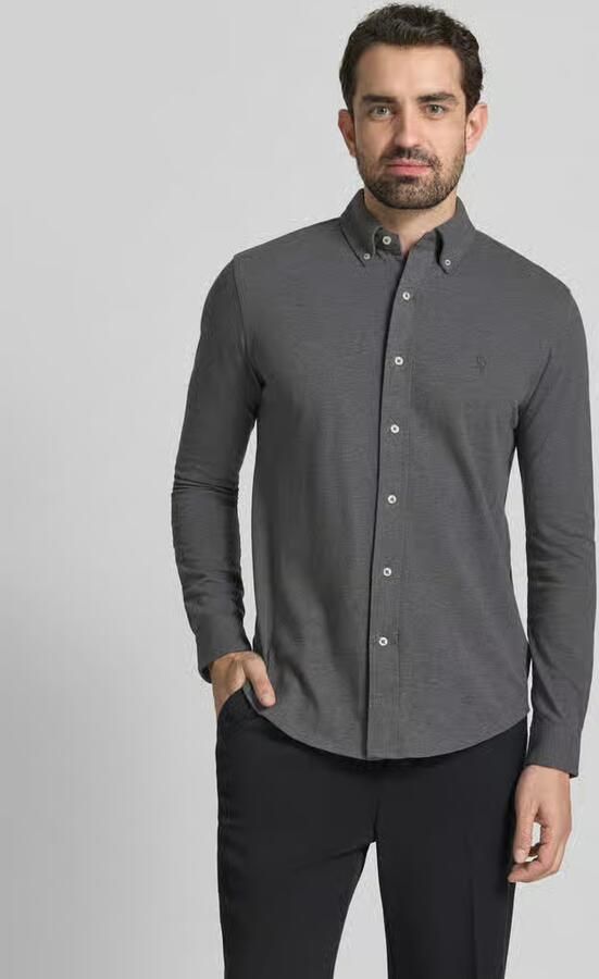 Polo Ralph Lauren Overhemd Lange Mouw CHEMISE AJUSTEE COL BOUTONNE EN POLO FEATHERWEIGHT - Foto 2