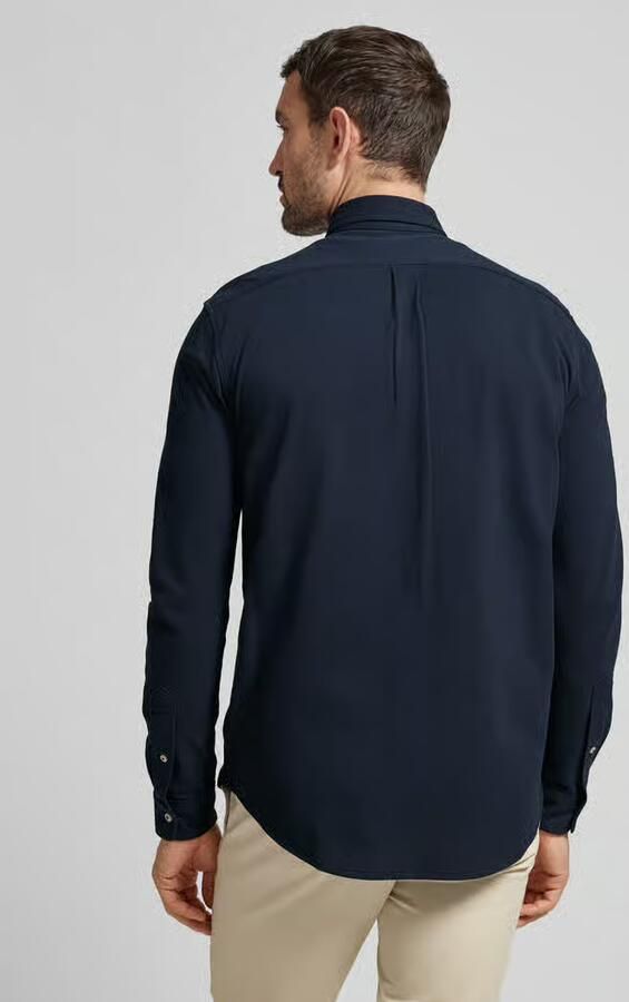 Polo Ralph Lauren Overhemd Lange Mouw CHEMISE AJUSTEE COL BOUTONNE EN POLO FEATHERWEIGHT LOGO PONY PLA - Foto 5