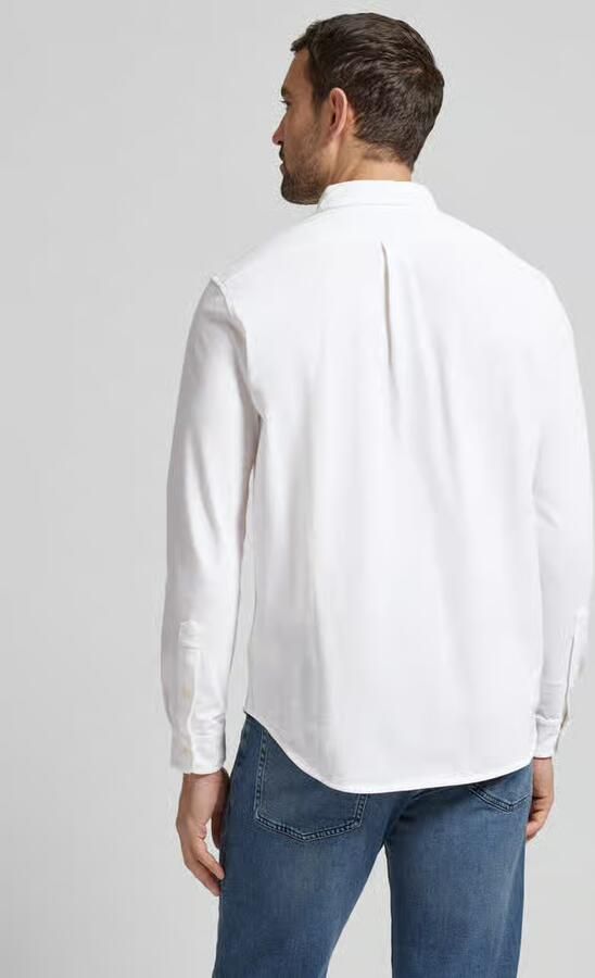 Polo Ralph Lauren Overhemd Lange Mouw CHEMISE AJUSTEE COL BOUTONNE EN POLO FEATHERWEIGHT - Foto 8