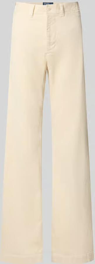 Polo Ralph Lauren Wide Leg corduroy broek van katoenmix