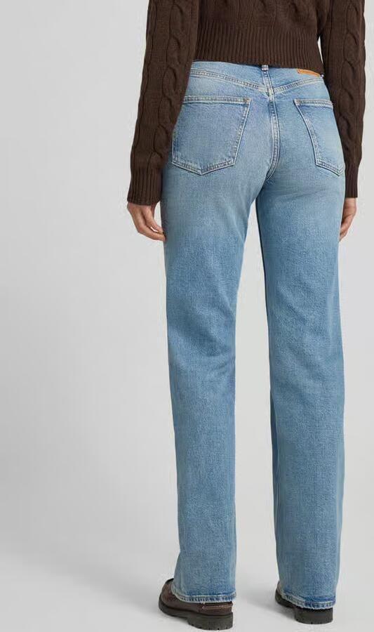 Polo Ralph Lauren loose fit jeans van katoenmix met opgestikte zakken