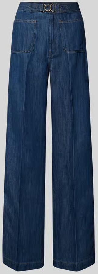 Polo Ralph Lauren Wide leg jeans met opgestikte zakken model 'LEATON'