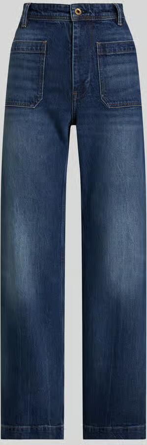 Polo Ralph Lauren Wide leg jeans van katoenmix met opgestikte zakken - Foto 4