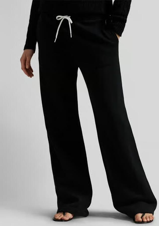 Polo Ralph Lauren Wide leg sweatbroek van katoenmix met gestikt logo - Foto 2