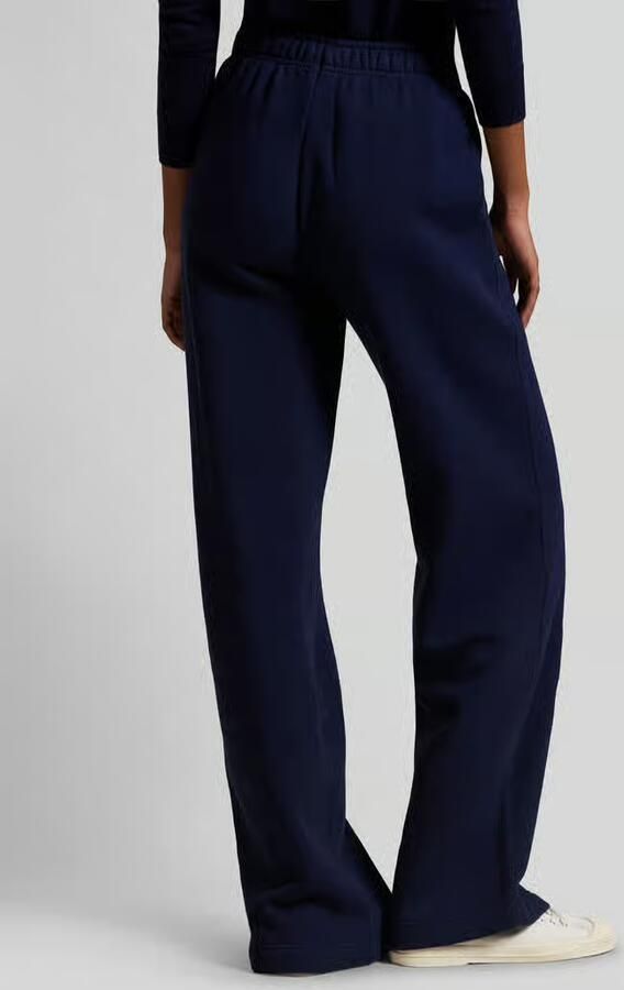 Polo Ralph Lauren Wide leg sweatbroek van katoenmix met gestikt logo - Foto 3