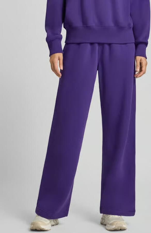 Polo Ralph Lauren Wide leg sweatbroek van katoenmix met gestikt logo - Foto 3
