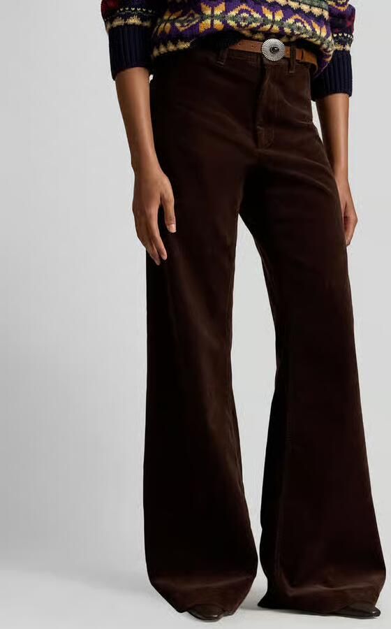 Polo Ralph Lauren Wijdte broek van katoenmix in corduroy look - Foto 3