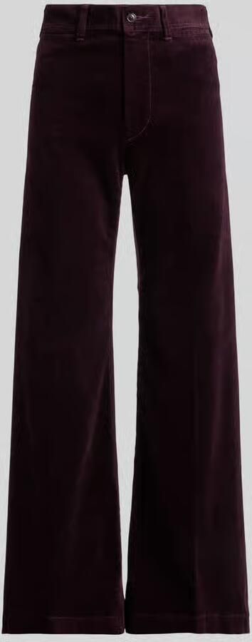 Polo Ralph Lauren Wijdte broek van katoenmix in corduroy look