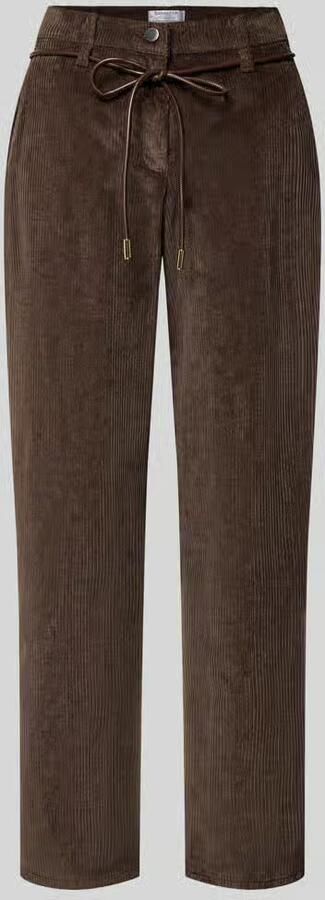 Raphaela By Brax comfort fit wijde broek van mix van katoen en modal model 'Carrie' - Foto 1