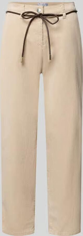 Raphaela By Brax comfort fit wijde broek van mix van katoen en modal model 'Carrie'