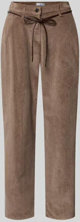 Raphaela By Brax comfort fit wijde broek van mix van katoen en modal model 'Carrie'