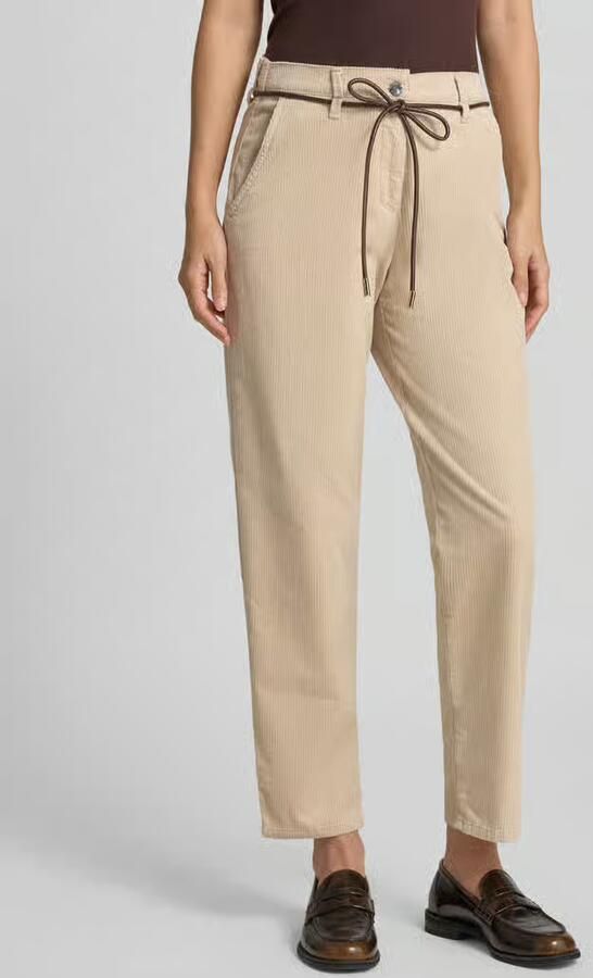 Raphaela By Brax comfort fit wijde broek van mix van katoen en modal model 'Carrie' - Foto 3