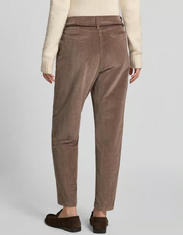 Raphaela By Brax comfort fit wijde broek van mix van katoen en modal model 'Carrie' - Foto 2