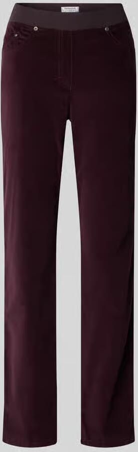 Raphaela By Brax Flared fit corduroy broek met viscose model 'PAMINA' - Foto 2