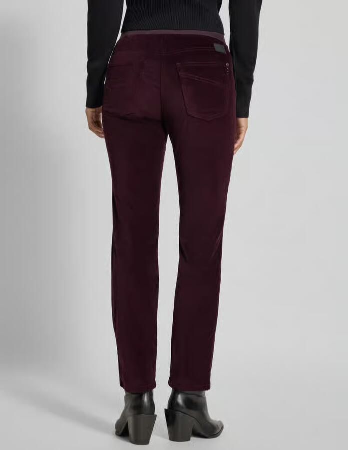 Raphaela By Brax Flared fit corduroy broek met viscose model 'PAMINA'