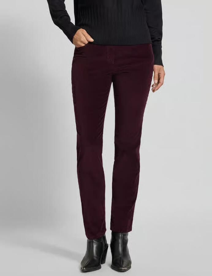 Raphaela By Brax Flared fit corduroy broek met viscose model 'PAMINA' - Foto 2