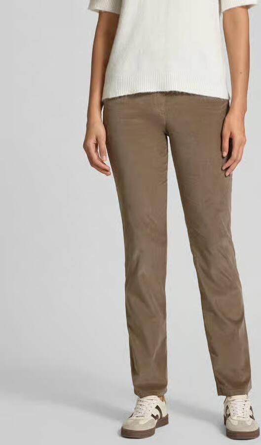 Raphaela By Brax Flared fit corduroy broek met viscose model 'PAMINA' - Foto 2