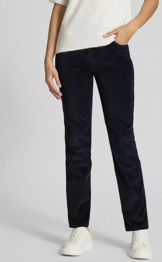 Raphaela By Brax Flared fit corduroy broek met viscose model 'PAMINA' - Foto 2