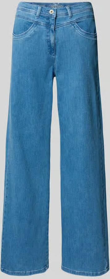 Raphaela By Brax Flared fit jeans met steekzakken model 'Laura'