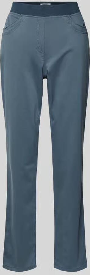 Raphaela By Brax Flared fit stoffen broek van lyocellmix model 'Pamina'