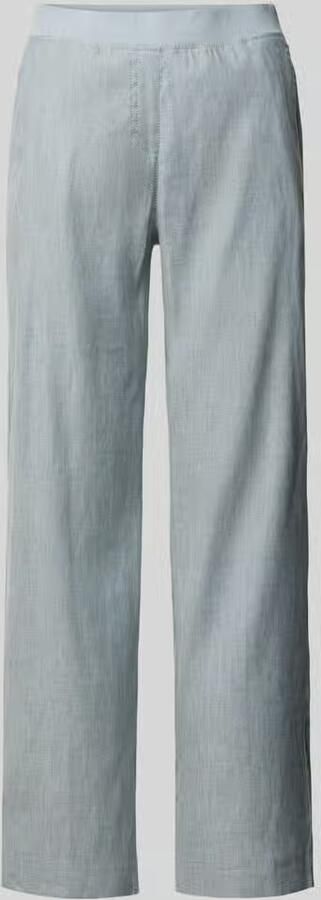 Raphaela By Brax Flared stoffen broek met elastische band model 'Pam'