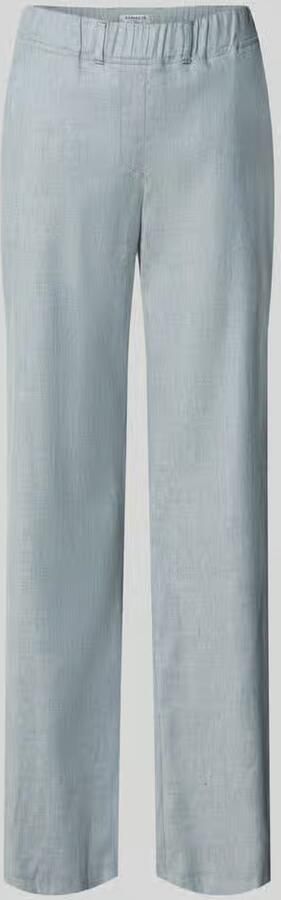 Raphaela By Brax Flared stoffen broek van linnenmix - Foto 2