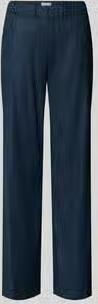 Raphaela By Brax Flared stoffen broek van linnenmix