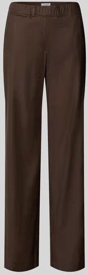 Raphaela By Brax Flared stoffen broek van linnenmix - Foto 2