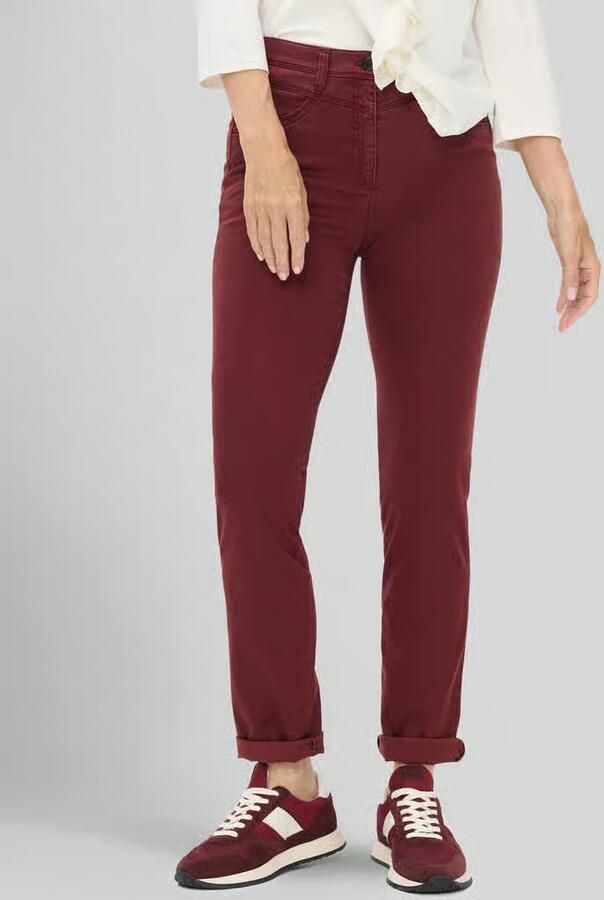 Raphaela By Brax Mid waist broek met omslagafwerking model 'Laura New' - Foto 2