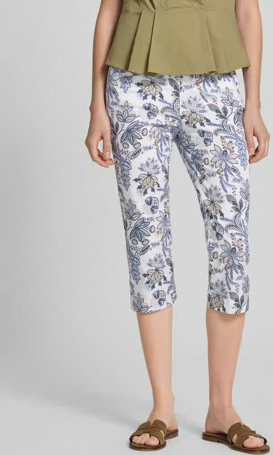 Raphaela By Brax regular fit capribroek van katoenmix model 'LAURA NEW CAPRI' - Foto 2