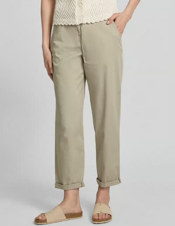 Raphaela By Brax regular fit chino van katoenmix model 'CARRIE' - Foto 2