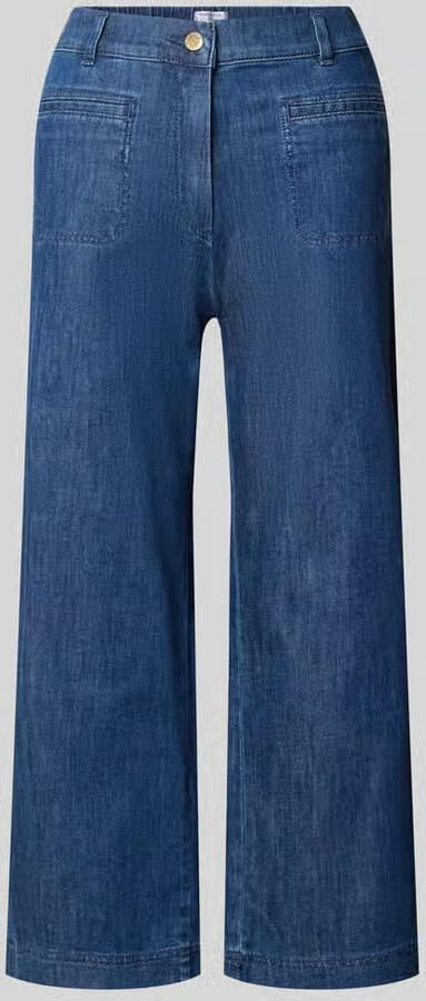 Raphaela By Brax regular fit culotte van katoenmix - Foto 2