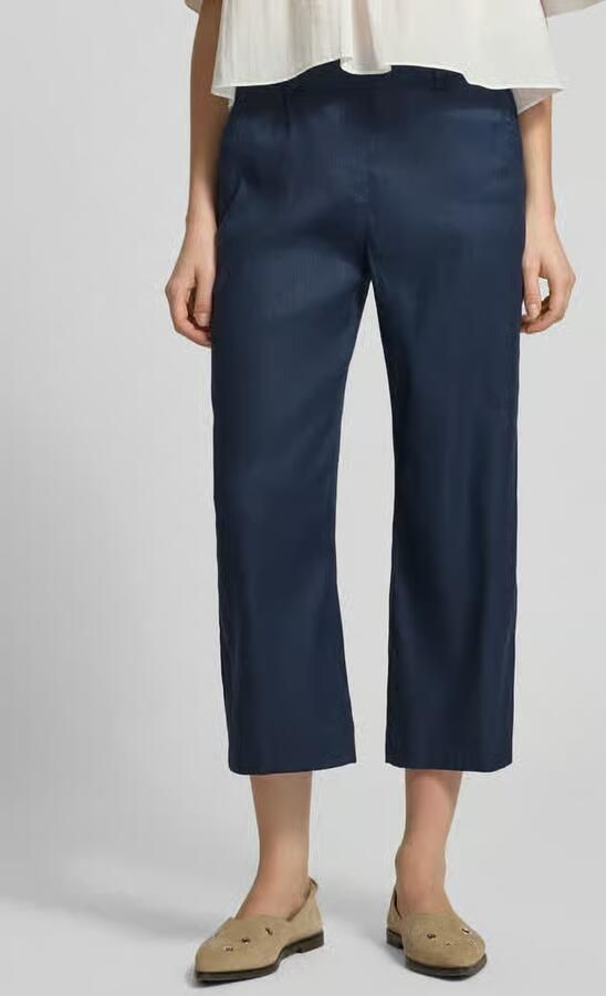 Raphaela By Brax regular fit culotte van linnenmix model 'PAM' - Foto 3