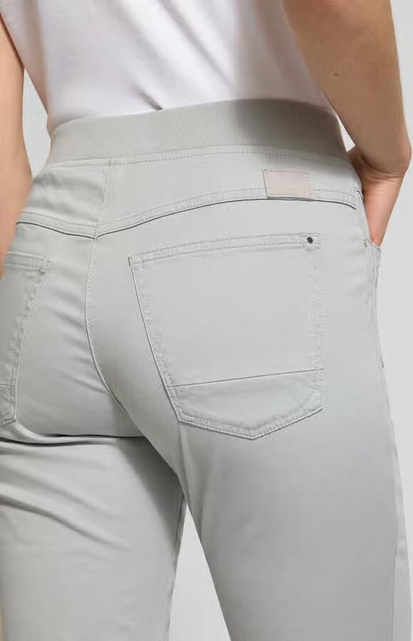 Raphaela By Brax Relaxed fit stoffen broek met elastische band model 'Pamina' - Foto 2