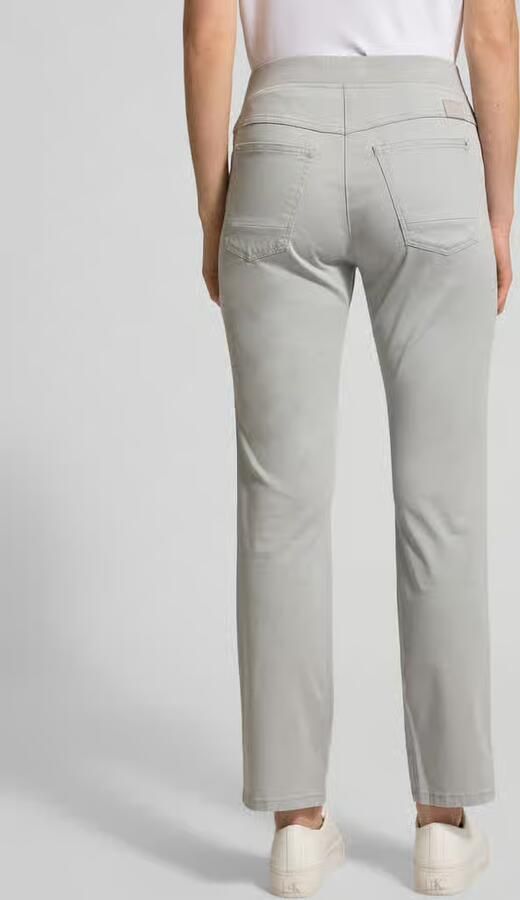 Raphaela By Brax Relaxed fit stoffen broek met elastische band Model 'Pamina' - Foto 3