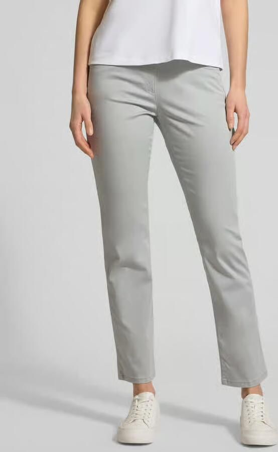 Raphaela By Brax Relaxed fit stoffen broek met elastische band Model 'Pamina' - Foto 2