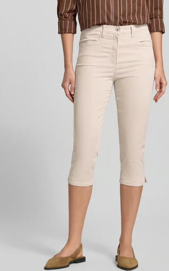Raphaela By Brax skinny fit capribroek van katoenmix model 'LUCA' - Foto 2