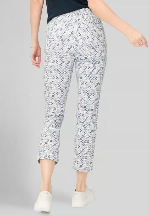Raphaela By Brax slim fit 7 8-broek van katoenmix