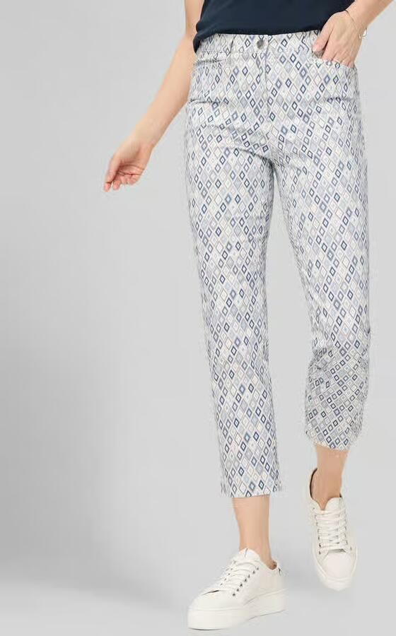 Raphaela By Brax slim fit 7 8-broek van katoenmix - Foto 3