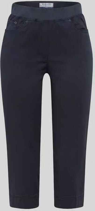Raphaela By Brax slim fit capribroek van katoenmix - Foto 2