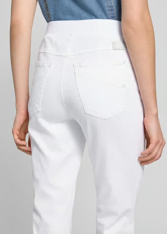 Raphaela By Brax slim fit capribroek van katoenmix